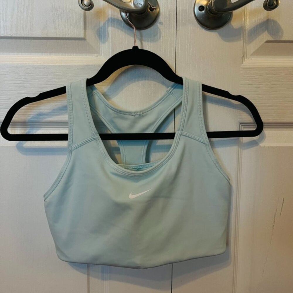 Neon Teal Nike Sports Bra - Med